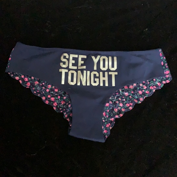 Pink Victoria’s Secret Lace Back Low Rise Hipster